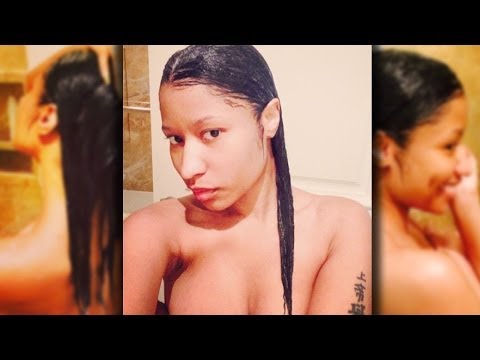 shower - For all your music needs ▻▻ http://bit.ly/ClevverMusic Nicki Minaj BF Face Tattoo▻▻ http://bit.ly/1lCf971 Let's take a shower with makeup free Naked Minaj, I...