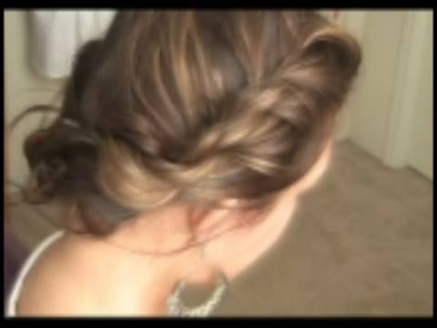 Bohemian Twist - Quick Easy Updo Hairstyle. Time: 3:43