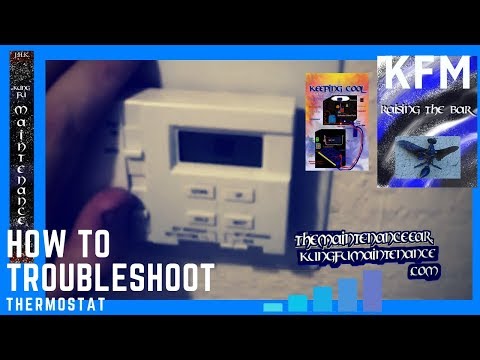 how to troubleshoot thermostat