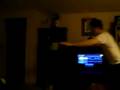 Ethan and Chris play basket ball