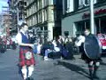 Bagpipes Hokey cokey Glasgow
