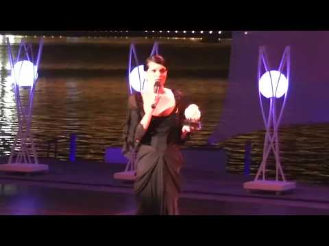 Durian Awards - Kumar (LongStanding Award) with Selena Tan @ Esplanade Outdoor Theatre (12 Oct 12)