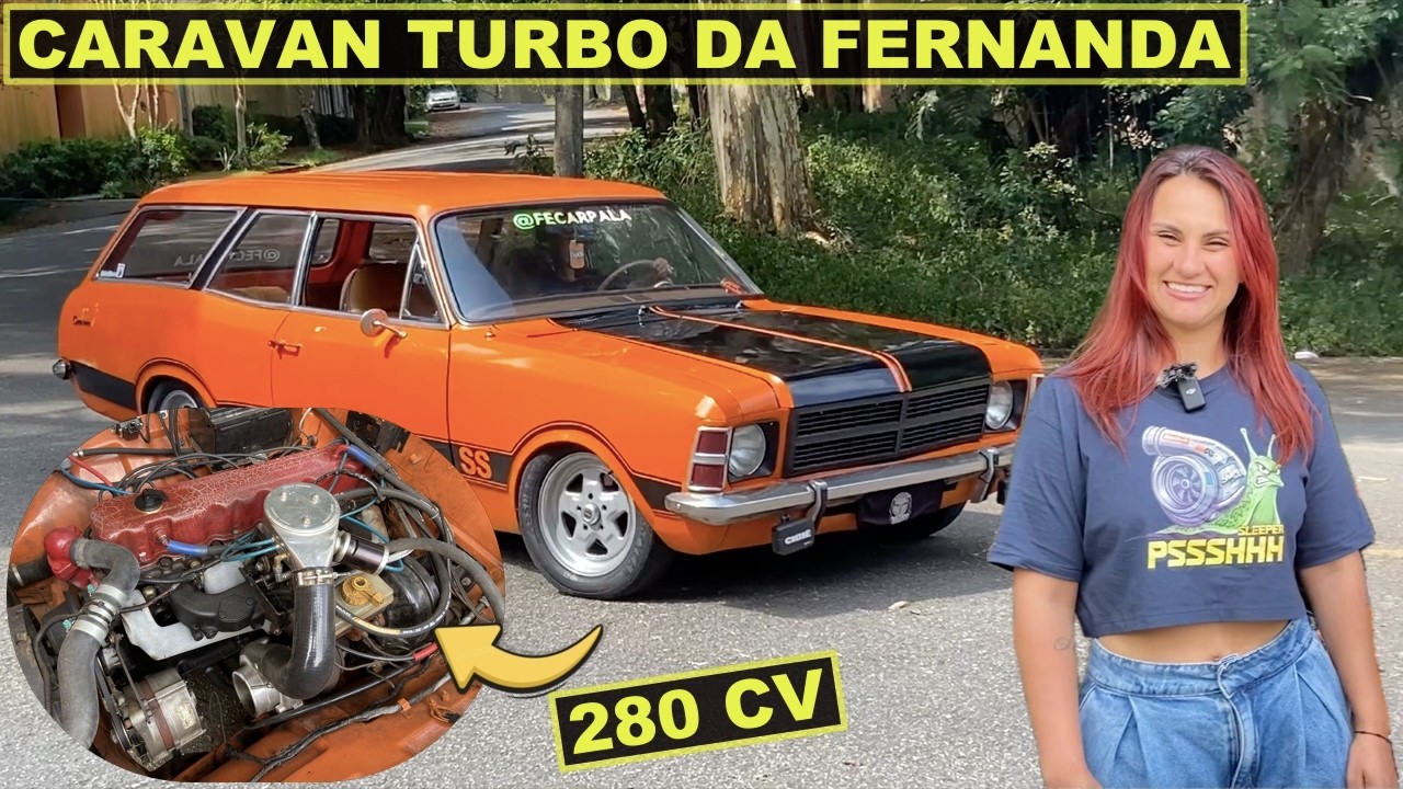 GARAGEM DE MENINA: Fernanda e sua caravan turbinada