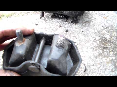 Install new motor mount on 1984 Pontiac Iron Duke