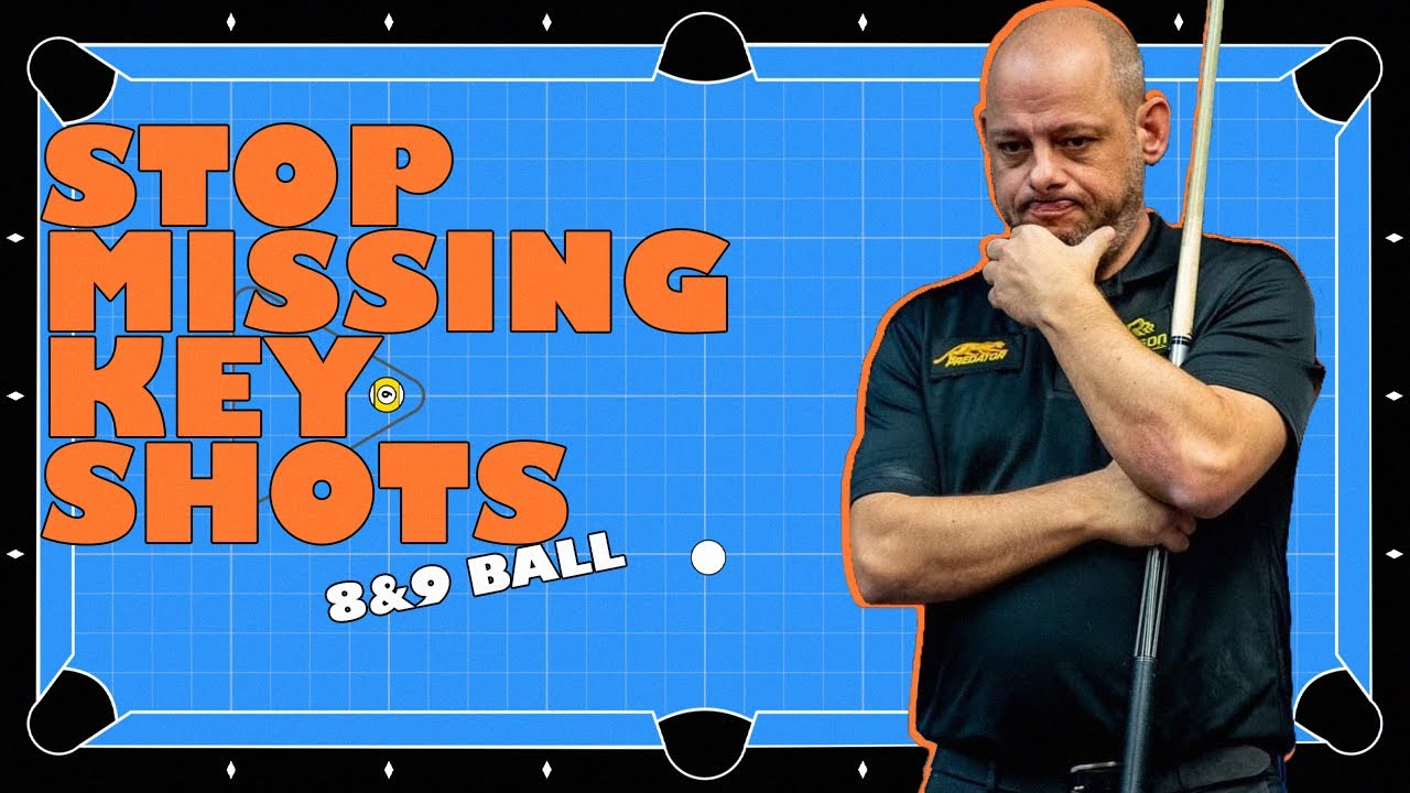 Stop missing key shots | 8&9ball drill for amateurs