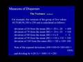 Dispersion (Standard Deviation) - Dr. A.G. Picciano