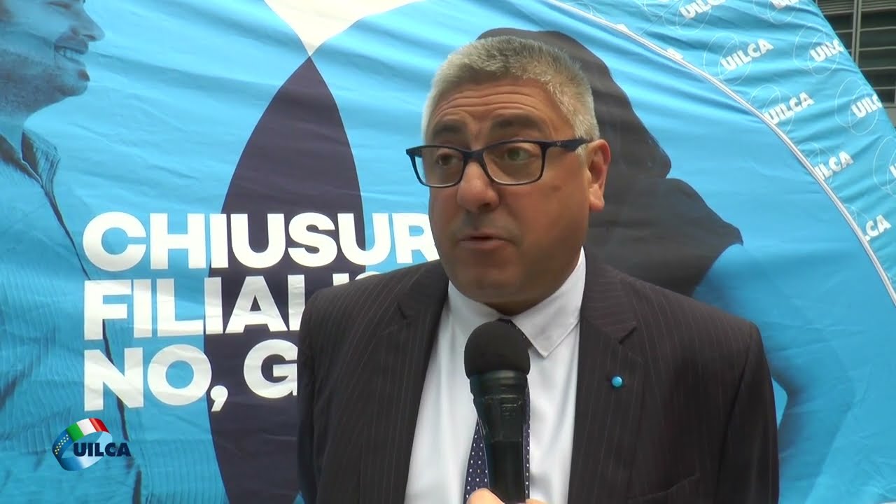 Enrico Vizza sulla campagna Uilca “Chiusura filiali? No, grazie.” in Lombardia