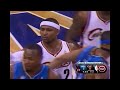 Mo Williams throws the basketball at Dwight Howard