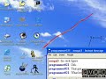 Virus on screen Virus on screen