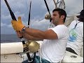 Big blue marlin onboard Sandy-ita