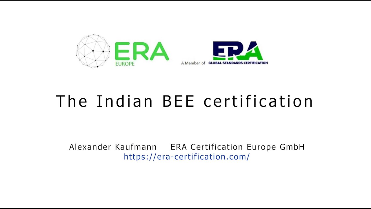 La certificazione BEE indiana