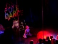 Tracey Simmonds dancing at Miss Pole Dance UK 2009
