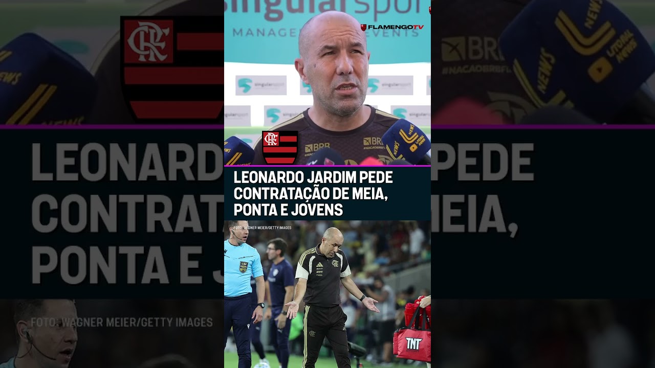 JARDIM PEDIU REFORÇOS PRO FLAMENGO!! 🔴⚫ #shorts