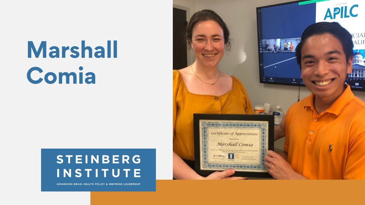 Steinberg Institute intern Marshall Comia shares his experience