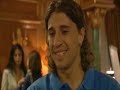 Tennis players meet Milan football players
