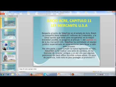 ¿QUE SUCEDE O SUCEDERÁ CON TELEXFREE? 'Reestructuracion - Bancarrota' 2014-2015