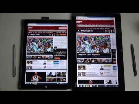 Microsoft Surface Pro 3 vs Sony Vaio Duo 13