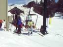 SkiBiking in the Rocky Mountain