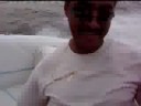 having fun riding in boat
