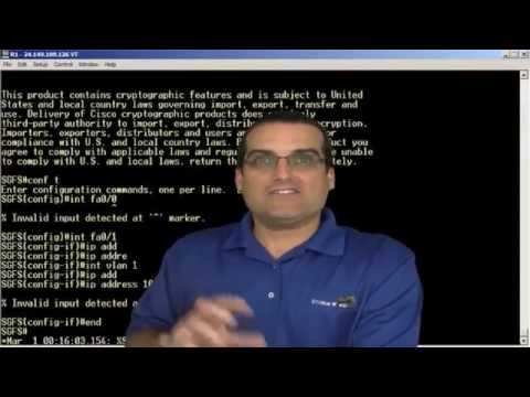 configuration - Learn the basics of a Cisco switch configuration in this StormWind.com video!