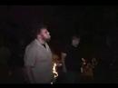 Fat goon eats a glowstick