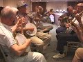 jim robinson (88) jams with drew frech, gail verbridge, charlie khaderian,  gill o'gawa and unidentified at figa st. louis 2001