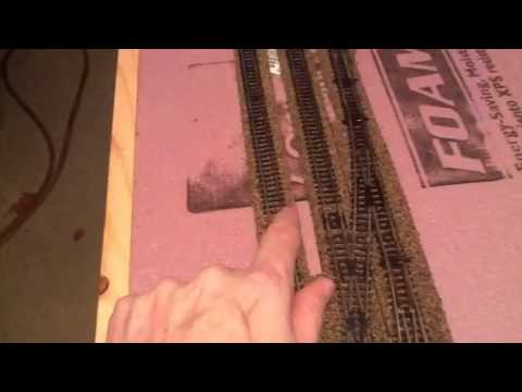 how to lay n gauge track
