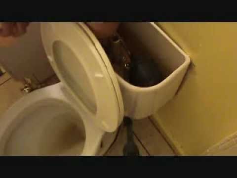 how to drain toilet water