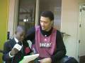 Miami Heat's Mario Chalmers, Michael Beasley, & Chris Quinn are Interviewed by Damon Weaver