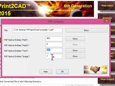 Easy PDF to AutoCAD Conversion