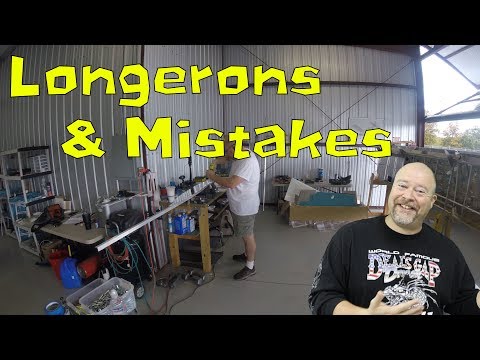 RV-10 Fuselage - 020 - Longerons and a massive mistake