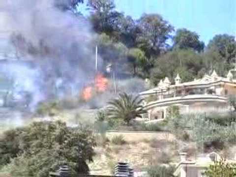 San Benedetto - Incendio al monte ...