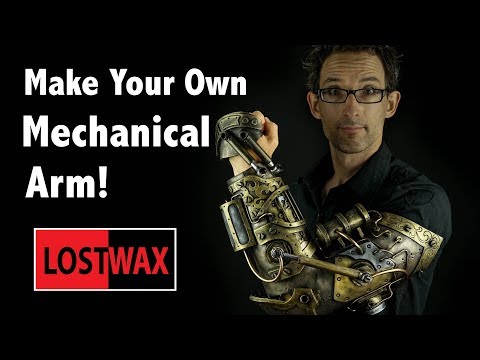 How to make this sweet steampunk cyborg arm cosplay with foam and hot glue! Fidget spinner fail