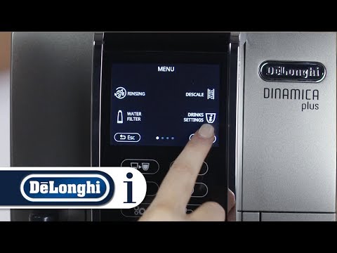DeLonghi Dinamica Plus ECAM 370.95 - Navigation im Menü (Englisch)