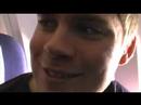 Videoblog fr�n flygplanet mot Prag