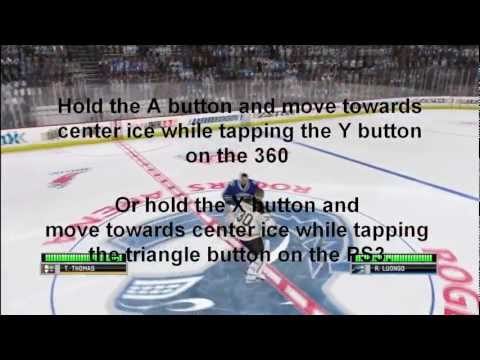 how to take control of goalie in nhl 12