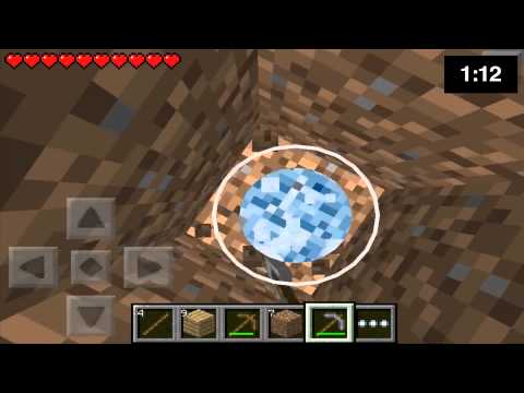 how to mine diamonds in minecraft p e