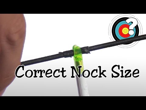 how to properly nock an arrow