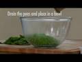 English Lamb Cutlets on Minted pea puree