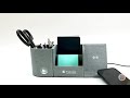Truman Wireless Charging Desk Organizer (Video)