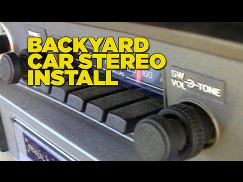 how to install a car radio cd player