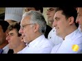 le chef du restaurant louis xv, alain ducasse, va f�ter un quart de si�cle de cuisine sur le sol mon�gasque. pour l'occasion, le chef �toil� va r�unir 200 ch...