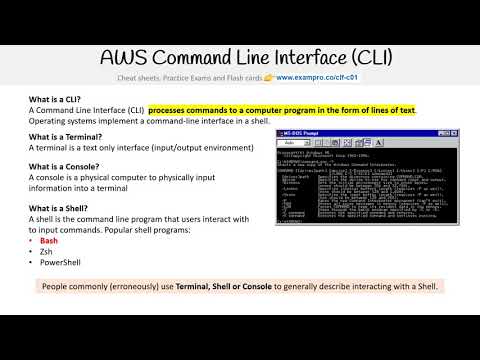 CLF-C01 — AWS CLI