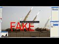 Iran Missile Test FAKE