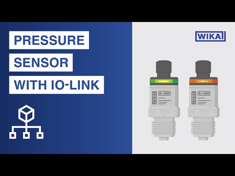 WIKA Pressure sensor with IO-Link, PNP or NPN switching output; Model A-1200