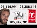 🔴 LIVE PewDiePie vs T-Series - Most Subscribed YouTube Channel Live Sub Count! 🔴 🔴 LIVE PewDiePie vs T-Series - Most Subscribed YouTube Channel Live Sub Count! 🔴