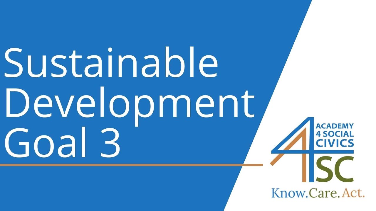 Sustainable Development Goal 3: Good Health and Well-Being - SDG Series | Academy 4 Social Change