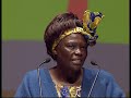 Wangari Maathais speech at World Forum Lille 2008 - VO