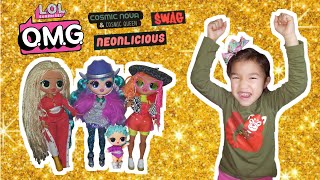 Colette opens LOL Surprise! OMG Fashion Dolls with fun surprise inside!