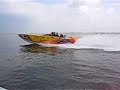 Cigarette Top Gun Powerboat running I Cigarette Top Gun Powerboat running I